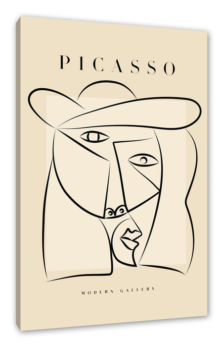 Pixxprint Picasso Art Collection - Gesicht IV, Leinwandbild