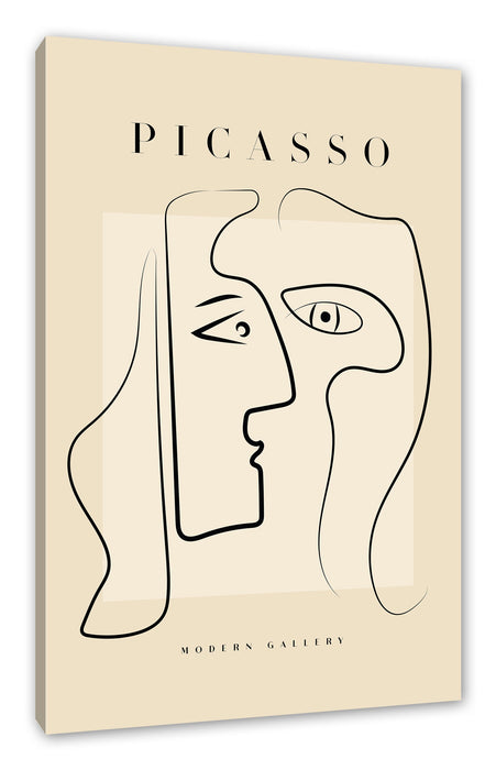 Pixxprint Picasso Art Collection - Gesicht V, Leinwandbild
