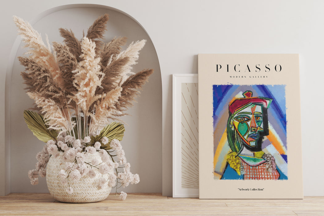 Picasso Art Collection  - Gesicht VI, Leinwandbild