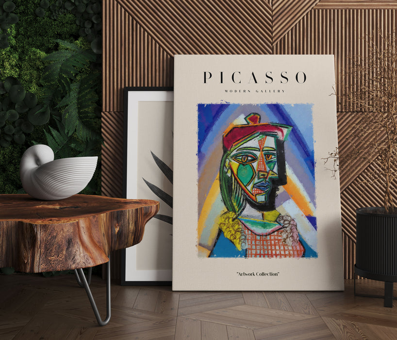 Picasso Art Collection  - Gesicht VI, Leinwandbild