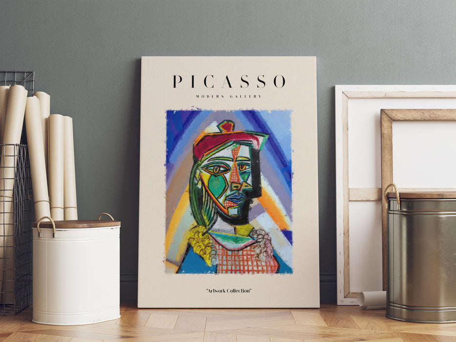 Picasso Art Collection  - Gesicht VI, Leinwandbild