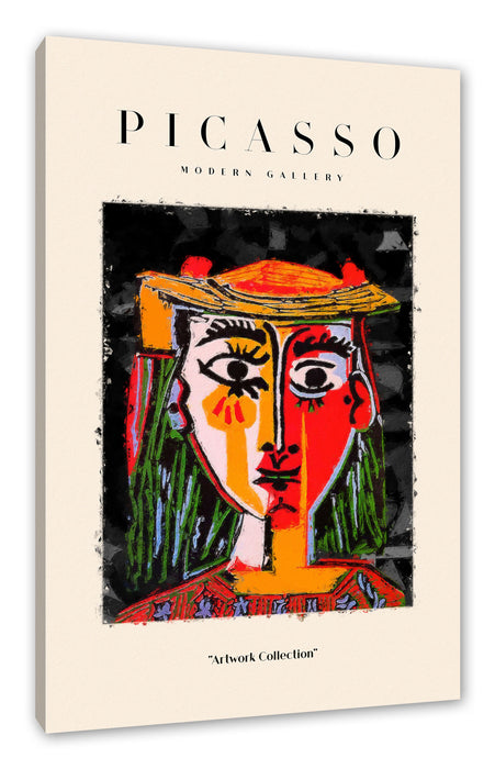 Pixxprint Picasso Art Collection - Frauengesicht III, Leinwandbild