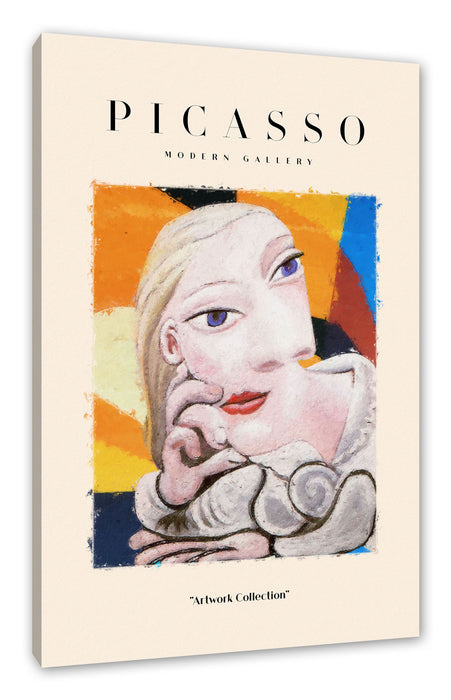 Pixxprint Picasso Art Collection - Gesicht VII, Leinwandbild