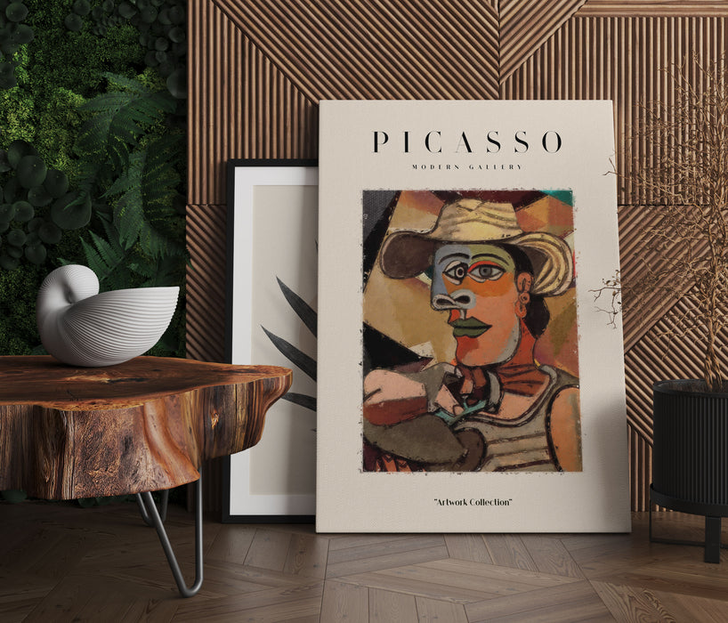 Picasso Art Collection  - Gesicht VIII, Leinwandbild