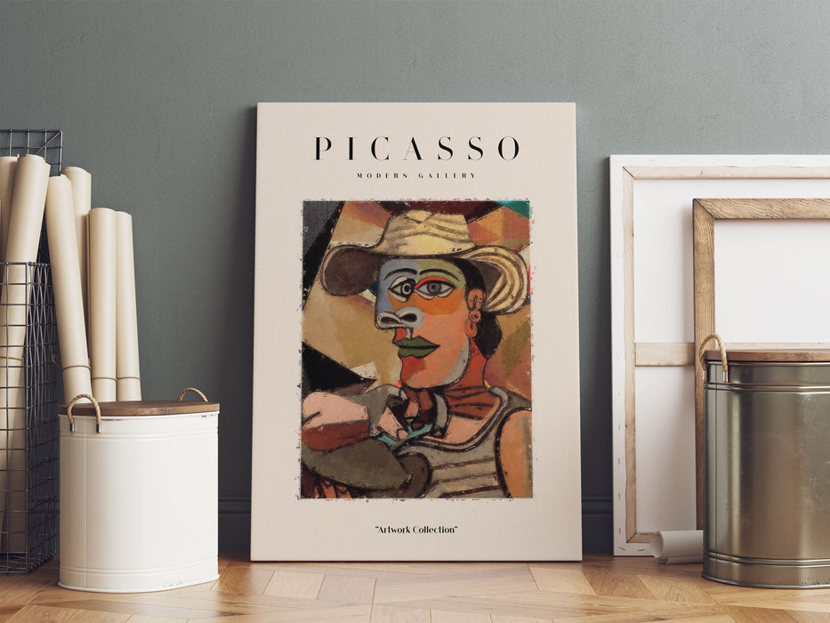 Picasso Art Collection  - Gesicht VIII, Leinwandbild