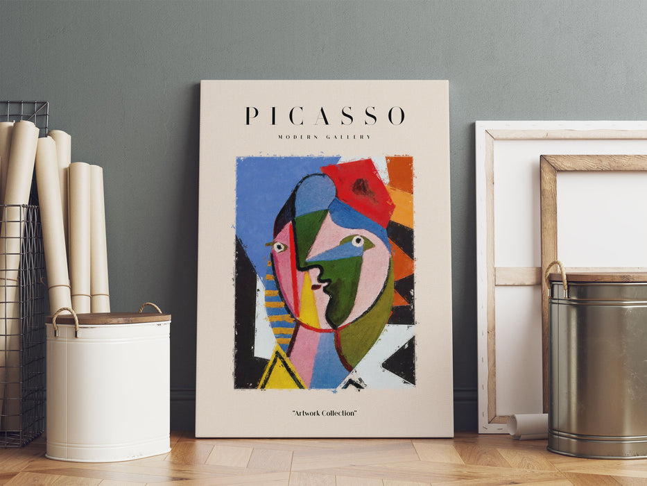 Picasso Art Collection  - Gesicht, Leinwandbild