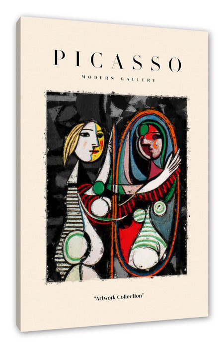 Pixxprint Picasso Art Collection - Frauenumarmung, Leinwandbild