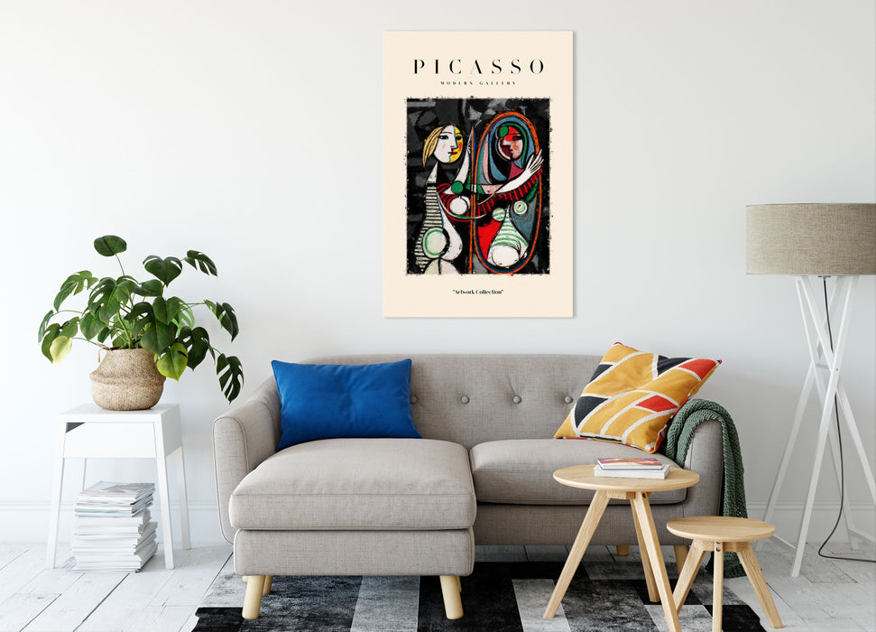 Picasso Art Collection  - Frauenumarmung, Leinwandbild