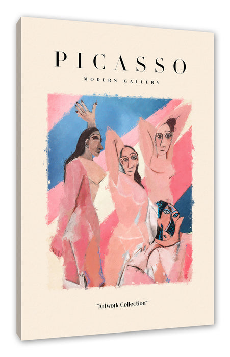 Pixxprint Picasso Art Collection - Frauengruppe, Leinwandbild