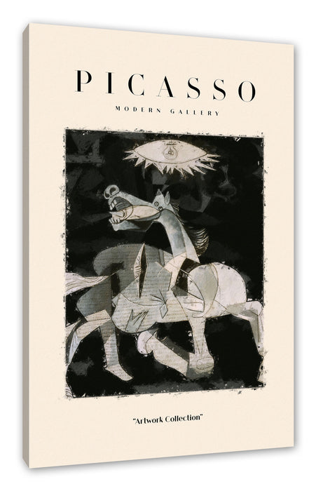 Pixxprint Picasso Art Collection - Ausschnitt Guernica II, Leinwandbild