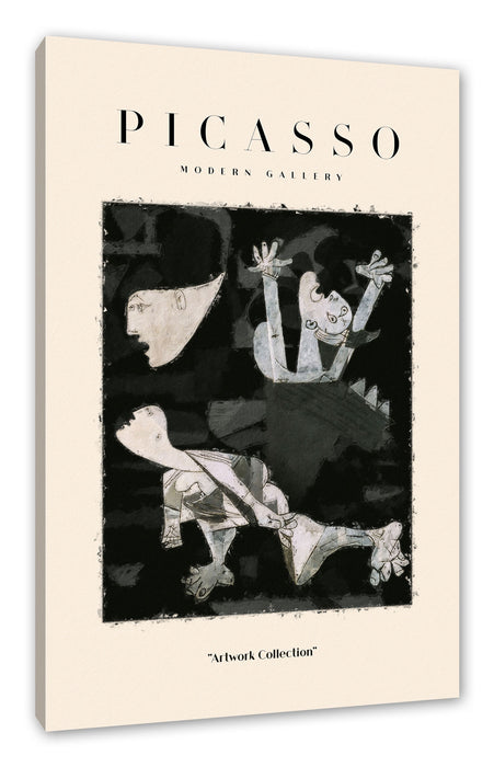 Pixxprint Picasso Art Collection - Ausschnitt Guernica III, Leinwandbild