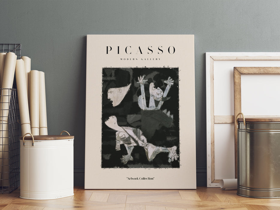 Picasso Art Collection  - Ausschnitt Guernica III, Leinwandbild