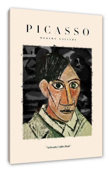 Pixxprint Picasso Art Collection - Mann, Leinwandbild