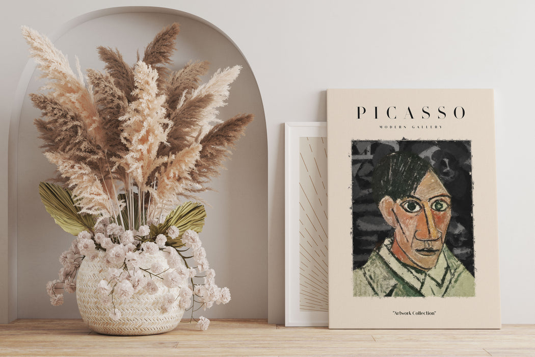 Picasso Art Collection  - Mann, Leinwandbild