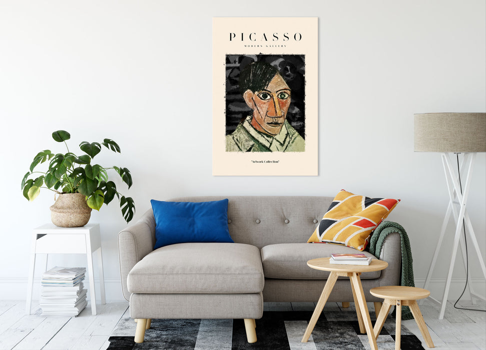 Picasso Art Collection  - Mann, Leinwandbild