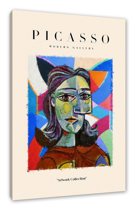 Pixxprint Picasso Art Collection - Frauenportrait, Leinwandbild