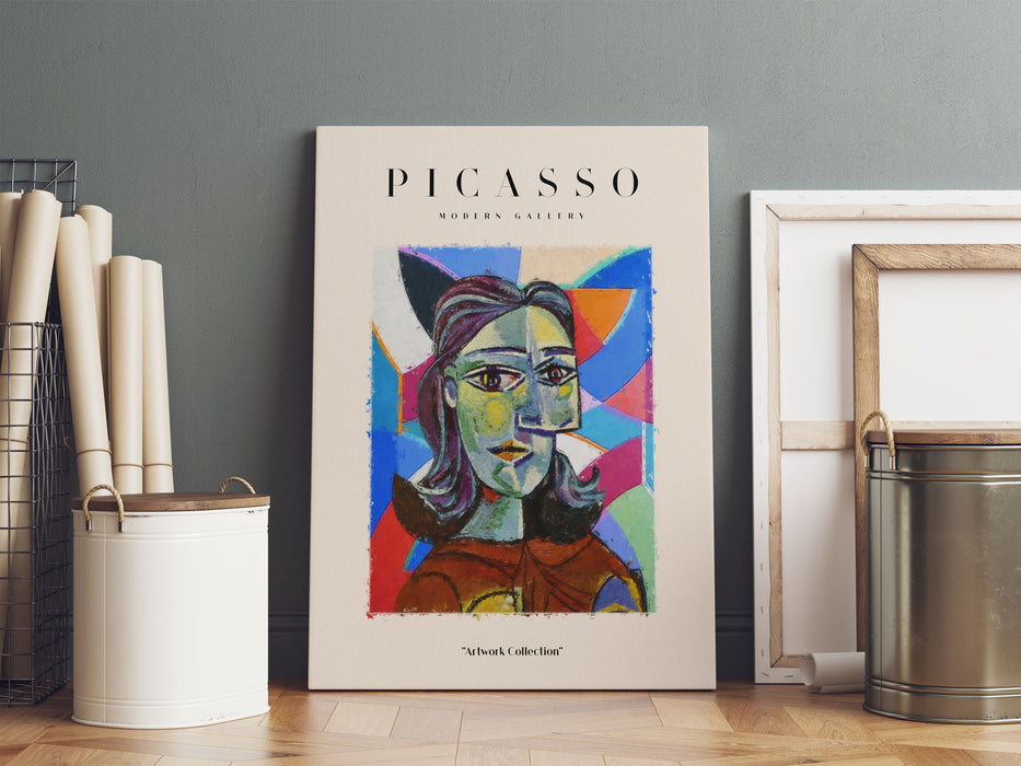 Picasso Art Collection  - Frauenportrait, Leinwandbild