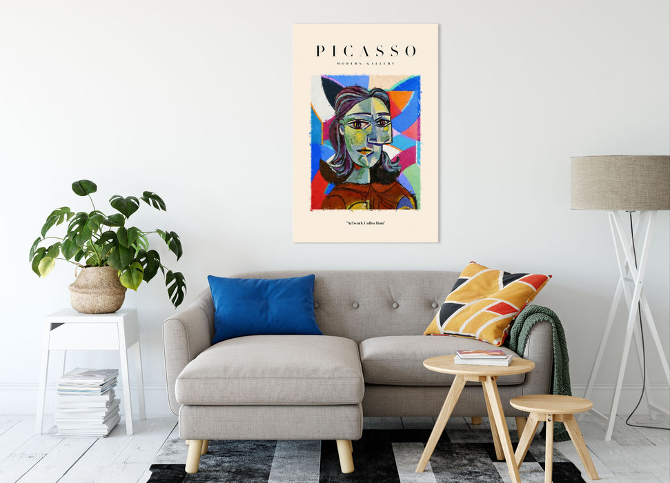 Picasso Art Collection  - Frauenportrait, Leinwandbild