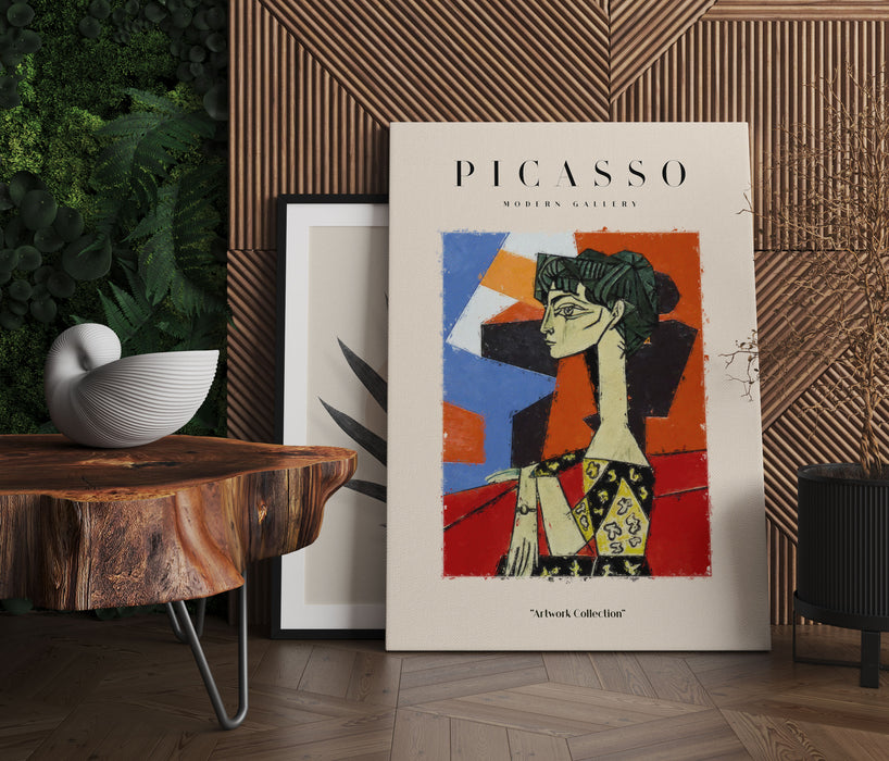 Picasso Art Collection  - Abstraktes Gesicht, Leinwandbild