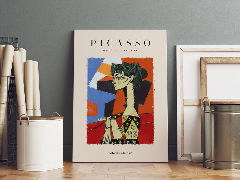 Picasso Art Collection  - Abstraktes Gesicht, Leinwandbild