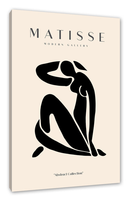 Pixxprint Matisse Modern Gallery - Blauer Akt I, Leinwandbild