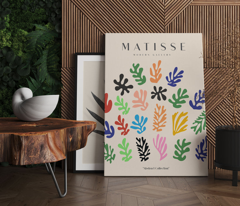 Matisse Modern Gallery  - Korallen Bunt, Leinwandbild