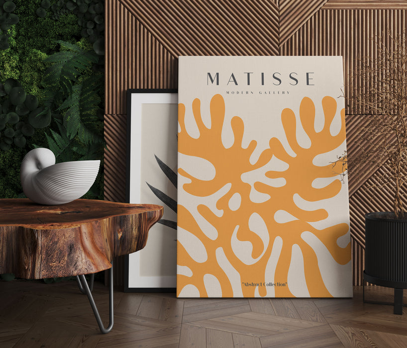 Matisse Modern Gallery  - Korallen Orange, Leinwandbild