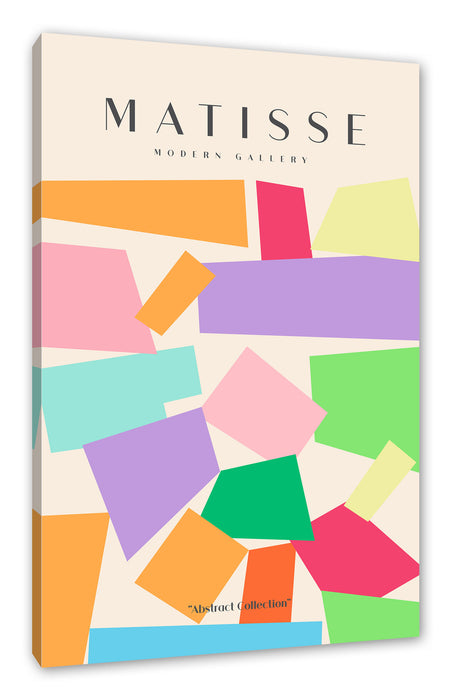 Pixxprint Matisse Modern Gallery - Rechtecke, Leinwandbild