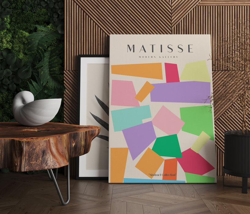 Matisse Modern Gallery  - Rechtecke, Leinwandbild