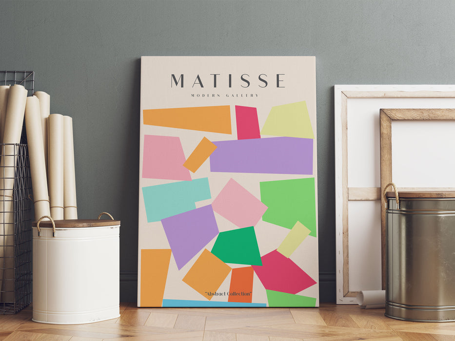 Matisse Modern Gallery  - Rechtecke, Leinwandbild