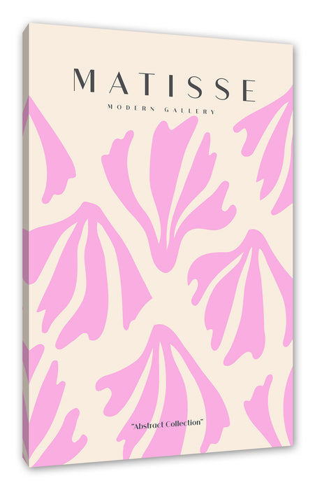 Pixxprint Matisse Modern Gallery - Korallen Rosa, Leinwandbild