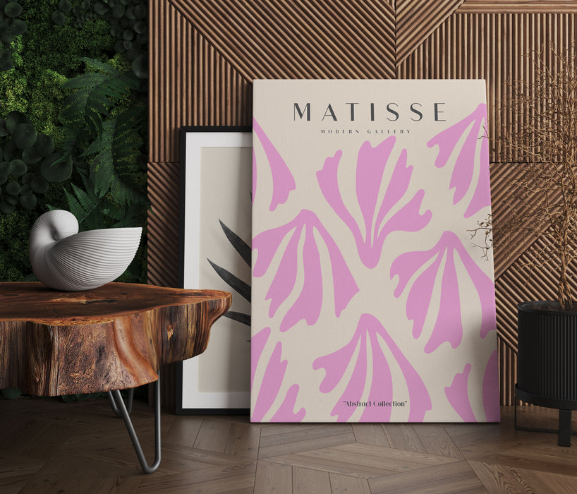 Matisse Modern Gallery  - Korallen Rosa, Leinwandbild