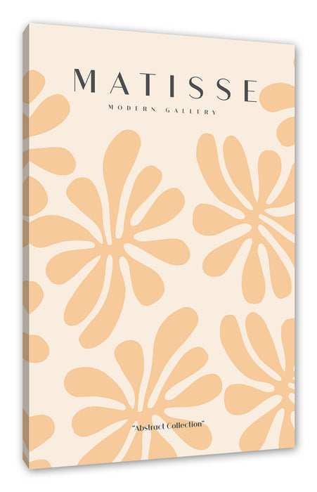 Pixxprint Matisse Modern Gallery - Korallen Beige, Leinwandbild