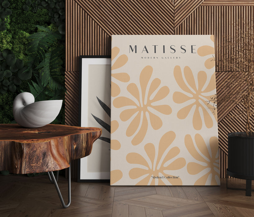 Matisse Modern Gallery  - Korallen Beige, Leinwandbild