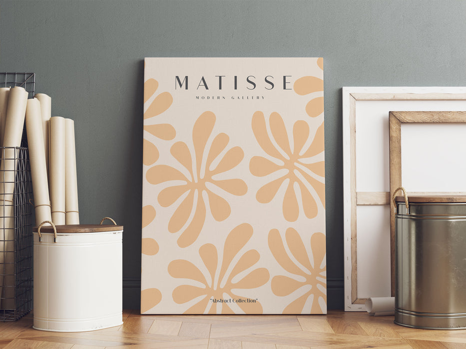 Matisse Modern Gallery  - Korallen Beige, Leinwandbild