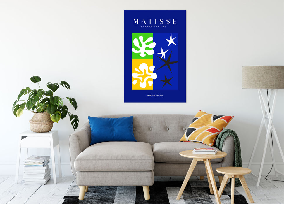 Matisse Modern Gallery  - Sterne Blüten, Leinwandbild