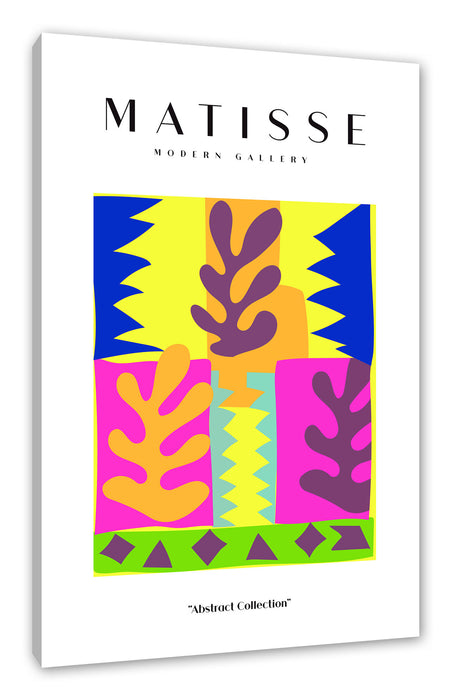 Pixxprint Matisse Modern Gallery - Korallen Popart, Leinwandbild