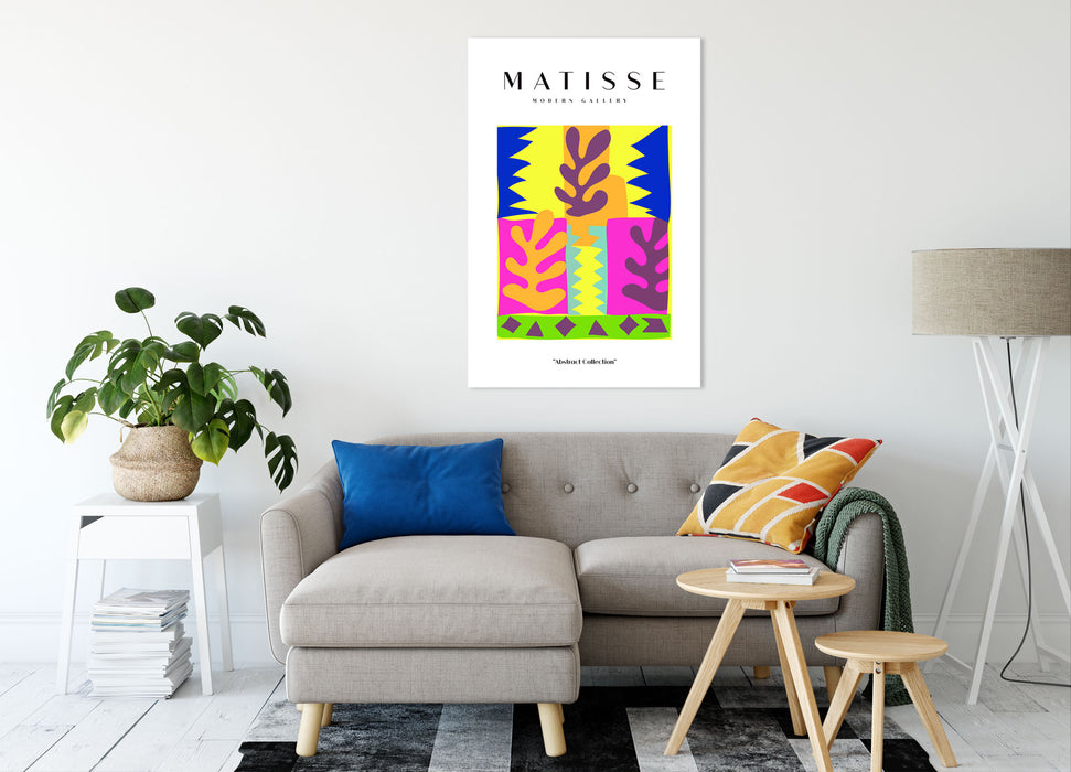 Matisse Modern Gallery  - Korallen Popart, Leinwandbild