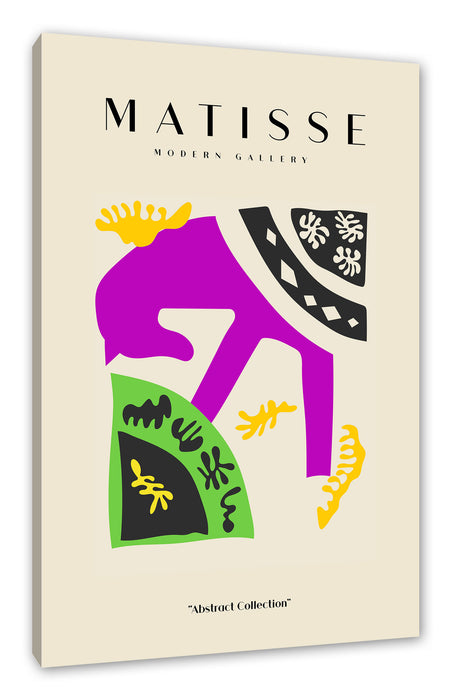 Pixxprint Matisse Modern Gallery - Pferd Rad, Leinwandbild