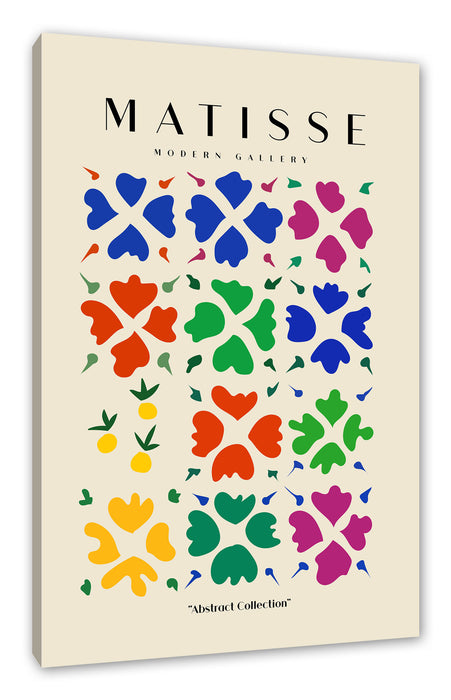 Pixxprint Matisse Modern Gallery - Muster, Leinwandbild