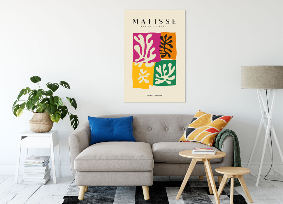 Matisse Modern Gallery  - Korallenstruktur III, Leinwandbild