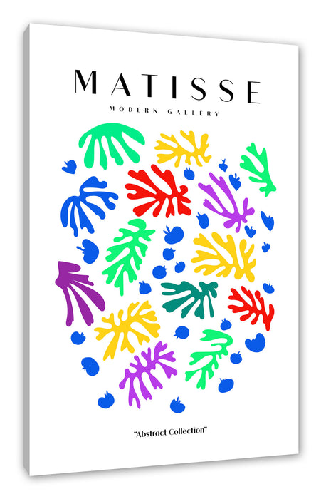 Pixxprint Matisse Modern Gallery - Korallen Meer, Leinwandbild