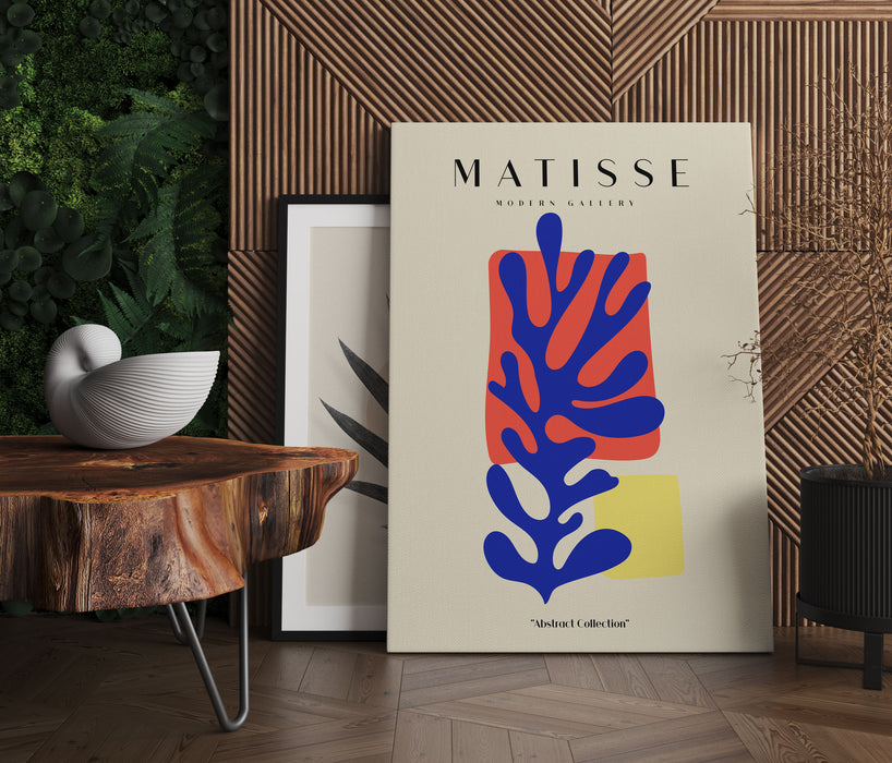 Matisse Modern Gallery  - Koralle Rechteck, Leinwandbild