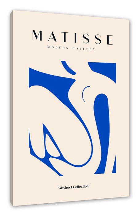 Pixxprint Matisse Modern Gallery - Blauer Akt IV, Leinwandbild