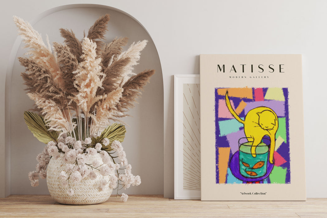 Matisse Modern Gallery  - Katze, Leinwandbild