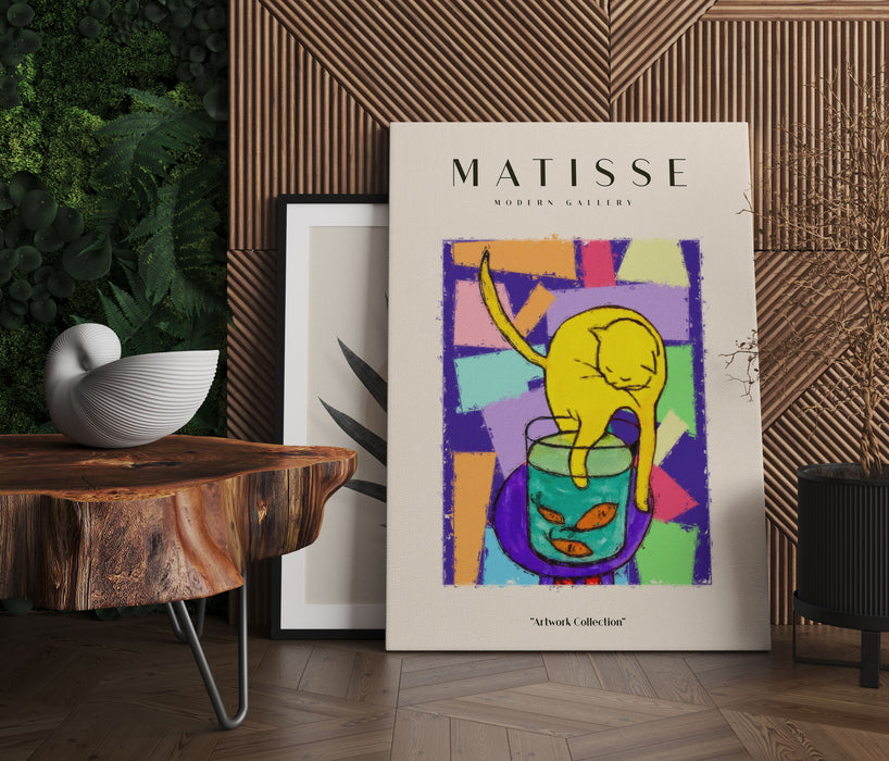 Matisse Modern Gallery  - Katze, Leinwandbild