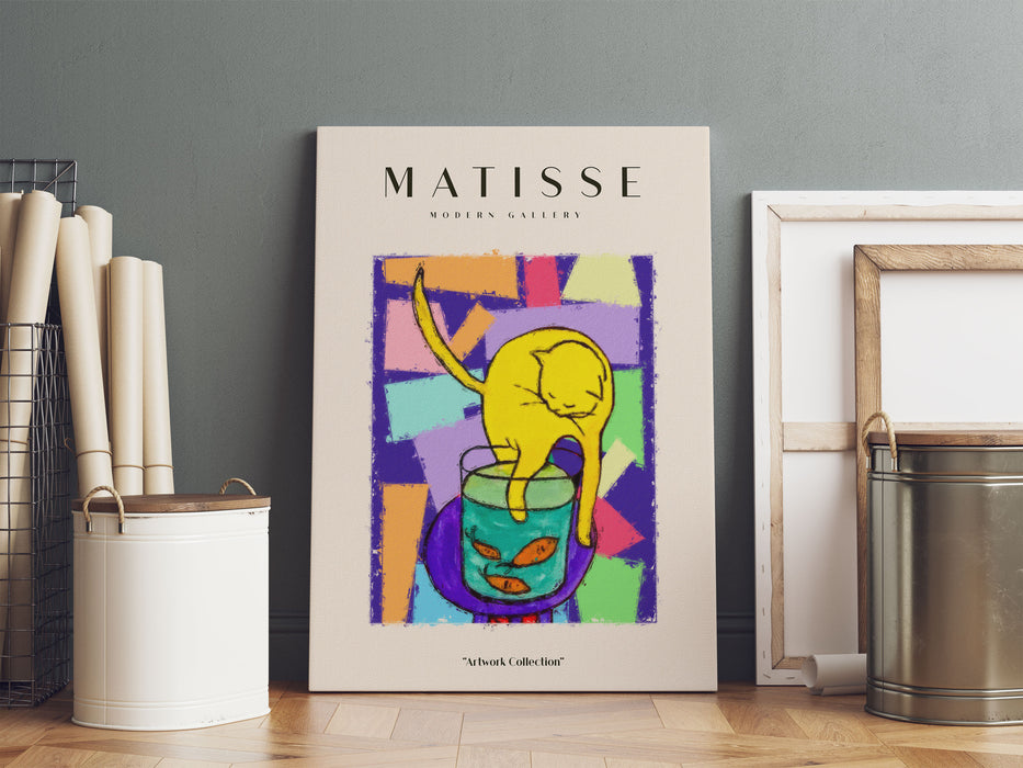 Matisse Modern Gallery  - Katze, Leinwandbild