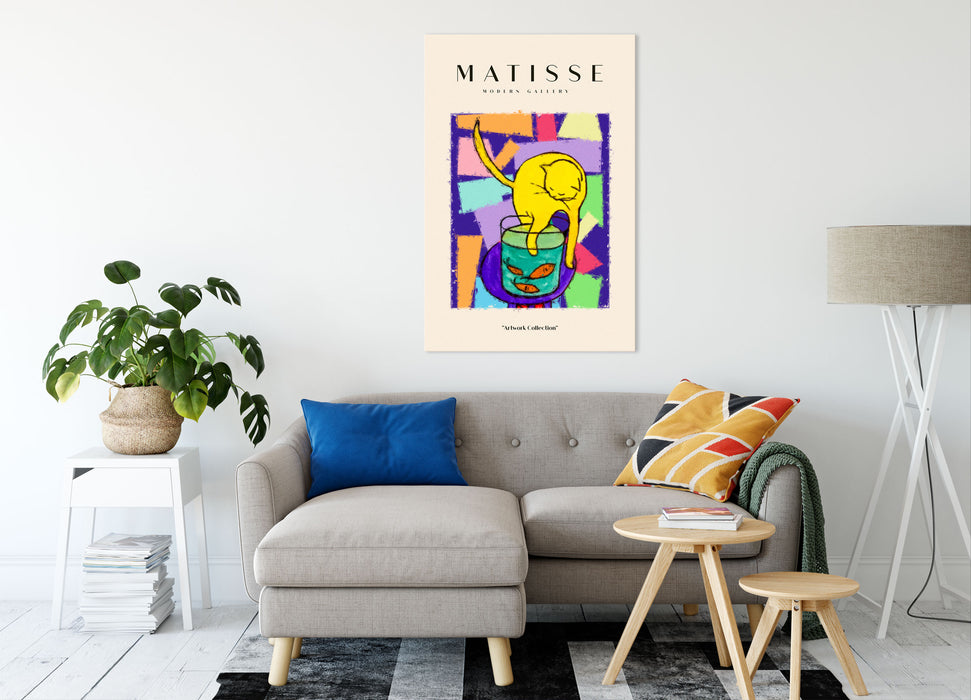 Matisse Modern Gallery  - Katze, Leinwandbild