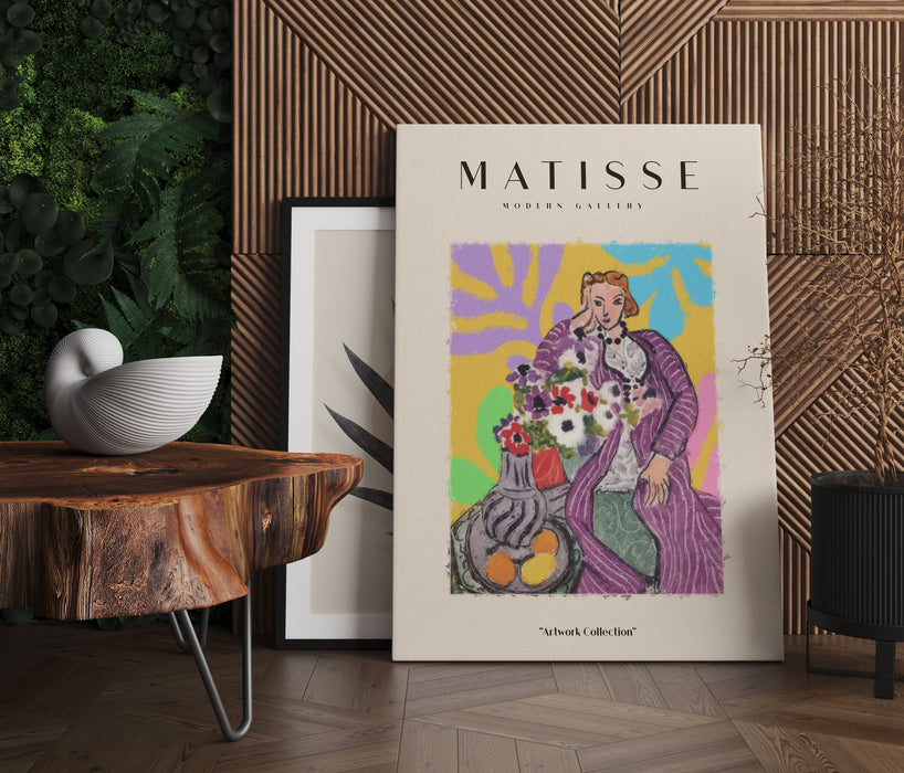 Matisse Modern Gallery  - Portrait III, Leinwandbild