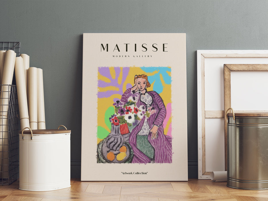 Matisse Modern Gallery  - Portrait III, Leinwandbild